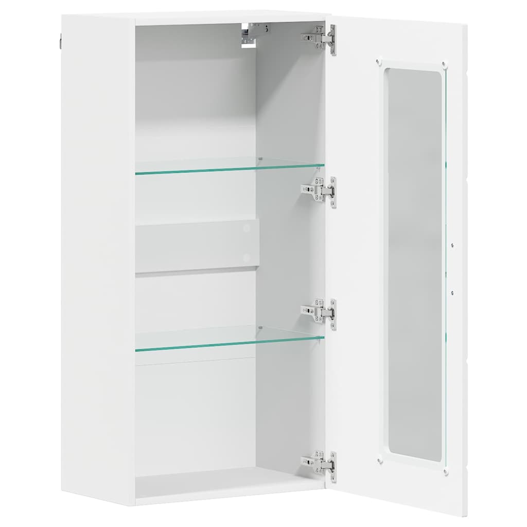 vidaXL Wooden Cabinet White Engineered Wood