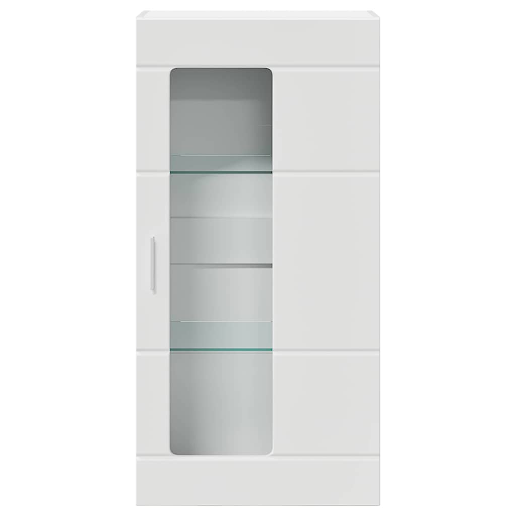vidaXL Wooden Cabinet White Engineered Wood