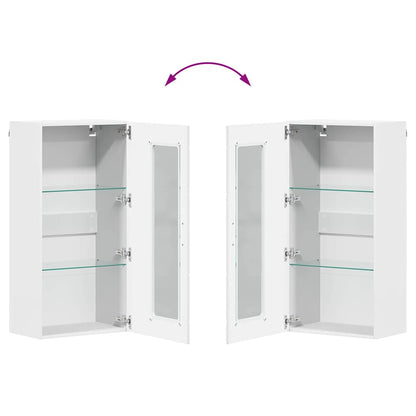 vidaXL Wooden Cabinet White Engineered Wood