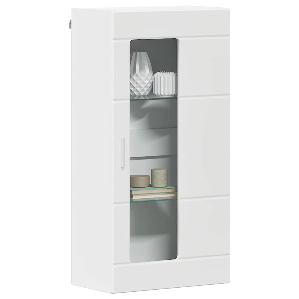 vidaXL Wooden Cabinet White Engineered Wood