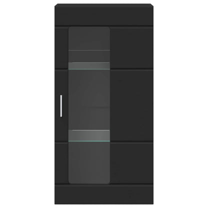 vidaXL Wooden Cabinet Black 50 x 29 x 100 cm Engineered Wood