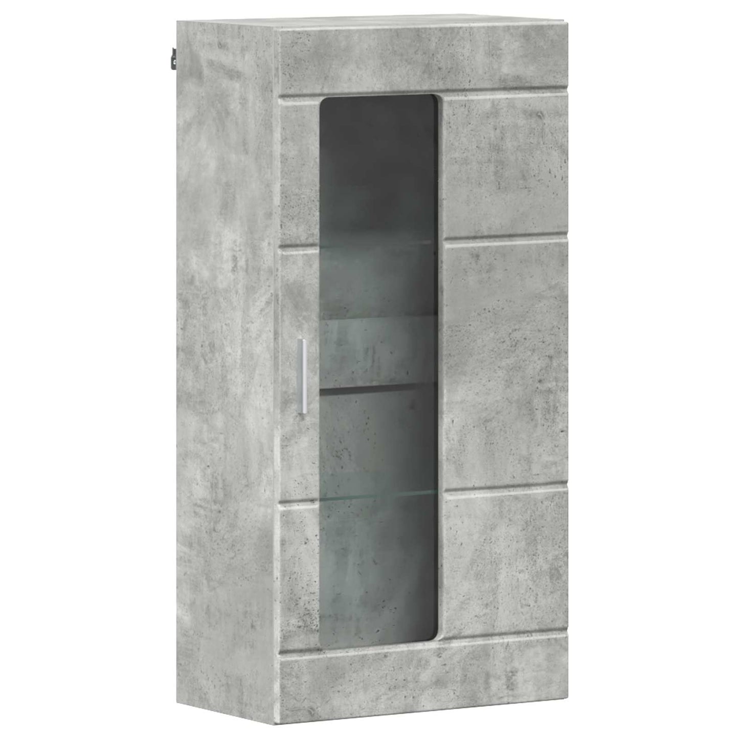vidaXL Wooden Cabinet Concrete Grey 50 x 29 x 100 cm Engineered Wood