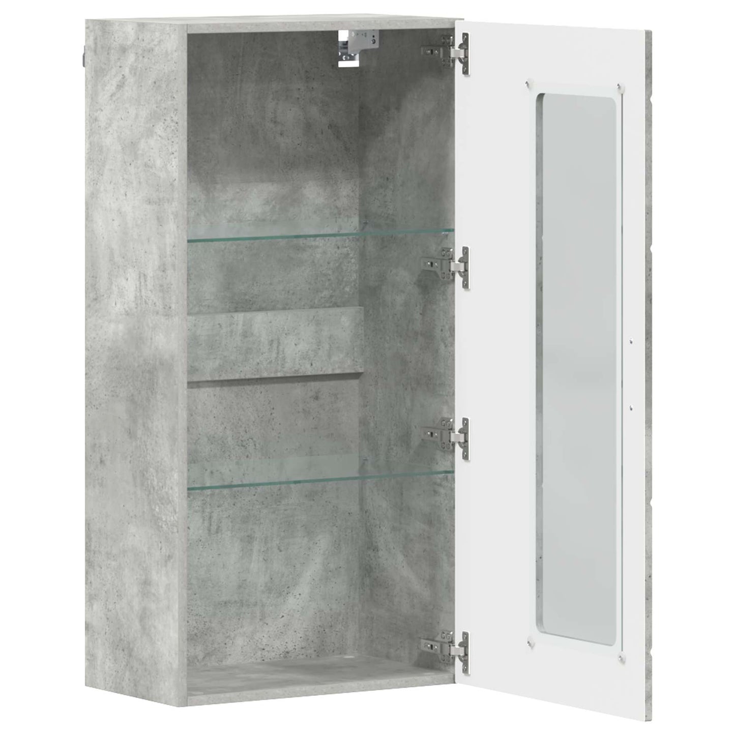 vidaXL Wooden Cabinet Concrete Grey 50 x 29 x 100 cm Engineered Wood