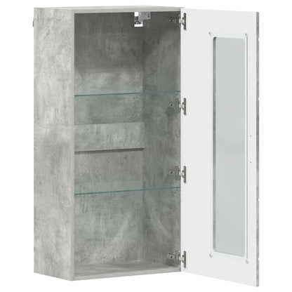 vidaXL Wooden Cabinet Concrete Grey 50 x 29 x 100 cm Engineered Wood