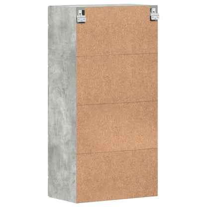 vidaXL Wooden Cabinet Concrete Grey 50 x 29 x 100 cm Engineered Wood