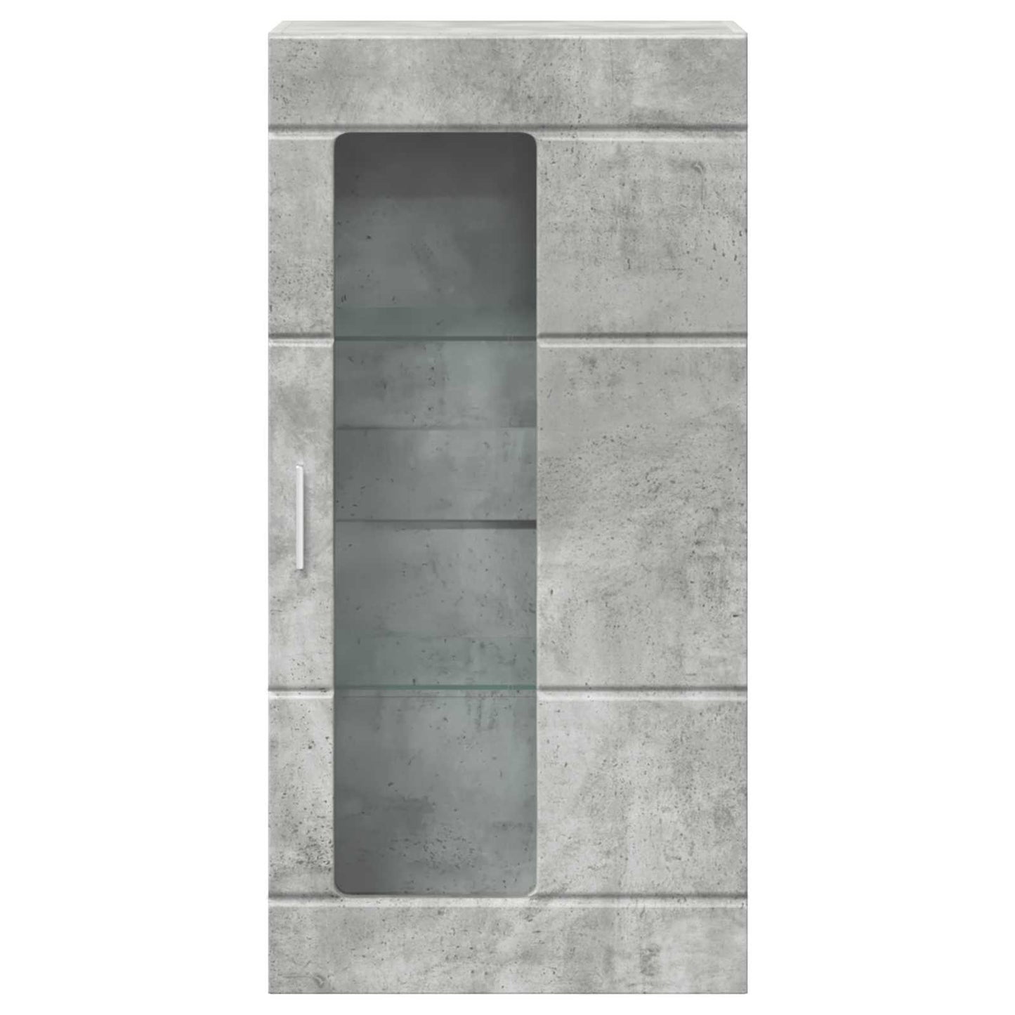 vidaXL Wooden Cabinet Concrete Grey 50 x 29 x 100 cm Engineered Wood