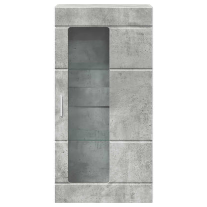 vidaXL Wooden Cabinet Concrete Grey 50 x 29 x 100 cm Engineered Wood