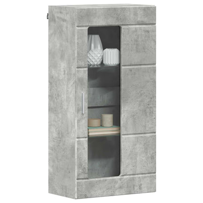 vidaXL Wooden Cabinet Concrete Grey 50 x 29 x 100 cm Engineered Wood