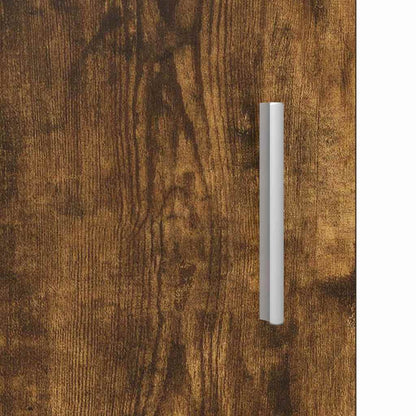 vidaXL Wooden Cabinet Smoked Oak 50 x 29 x 100 cm Engineered Wood