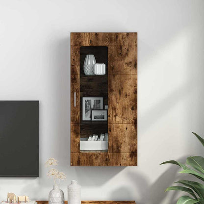 vidaXL Wooden Cabinet Smoked Oak 50 x 29 x 100 cm Engineered Wood