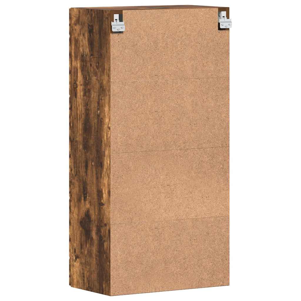 vidaXL Wooden Cabinet Smoked Oak 50 x 29 x 100 cm Engineered Wood