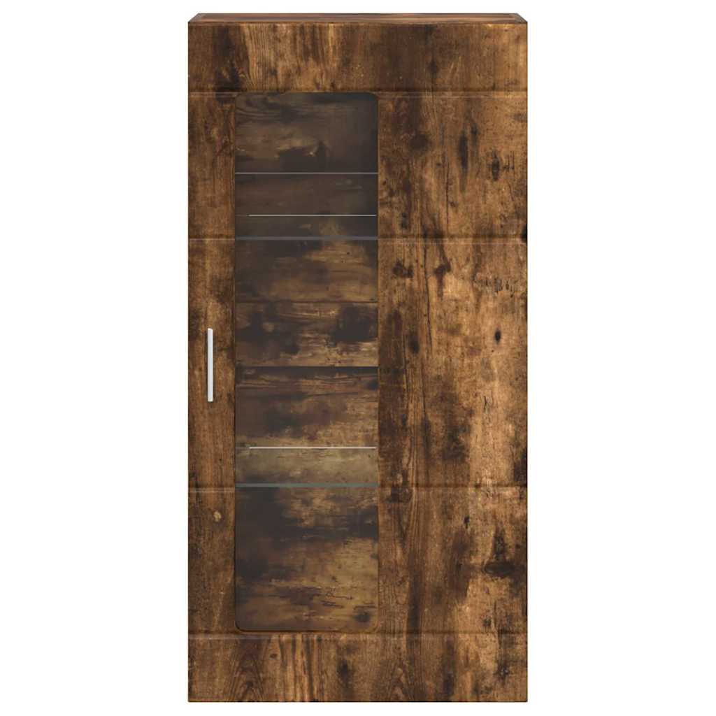 vidaXL Wooden Cabinet Smoked Oak 50 x 29 x 100 cm Engineered Wood