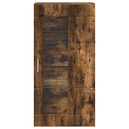 vidaXL Wooden Cabinet Smoked Oak 50 x 29 x 100 cm Engineered Wood