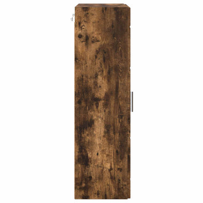 vidaXL Wooden Cabinet Smoked Oak Engineered Wood