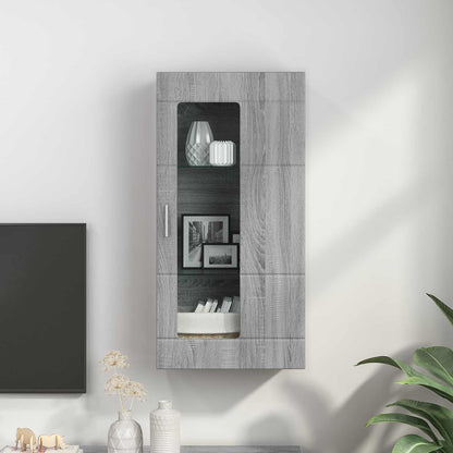 vidaXL Wooden Cabinet Grey Sonoma Engineered Wood