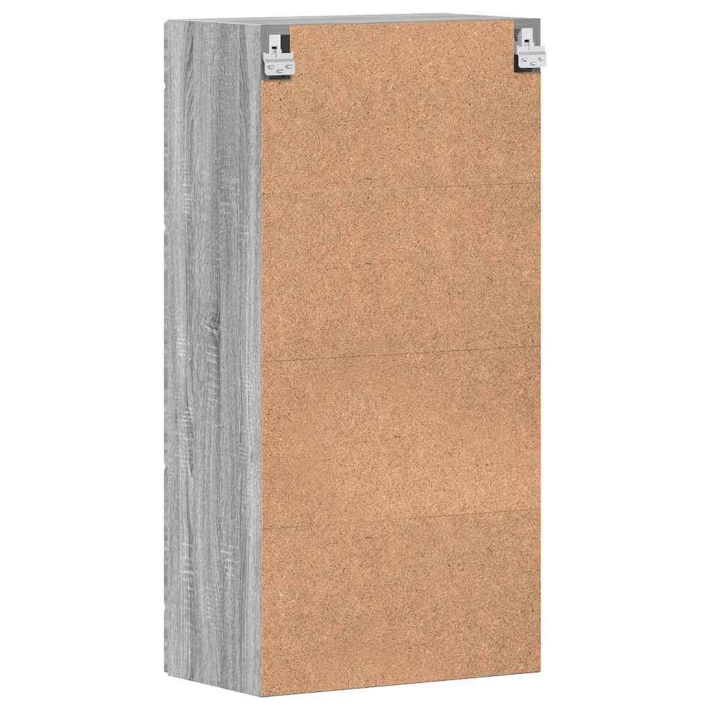 vidaXL Wooden Cabinet Grey Sonoma 50 x 29 x 100 cm Engineered Wood