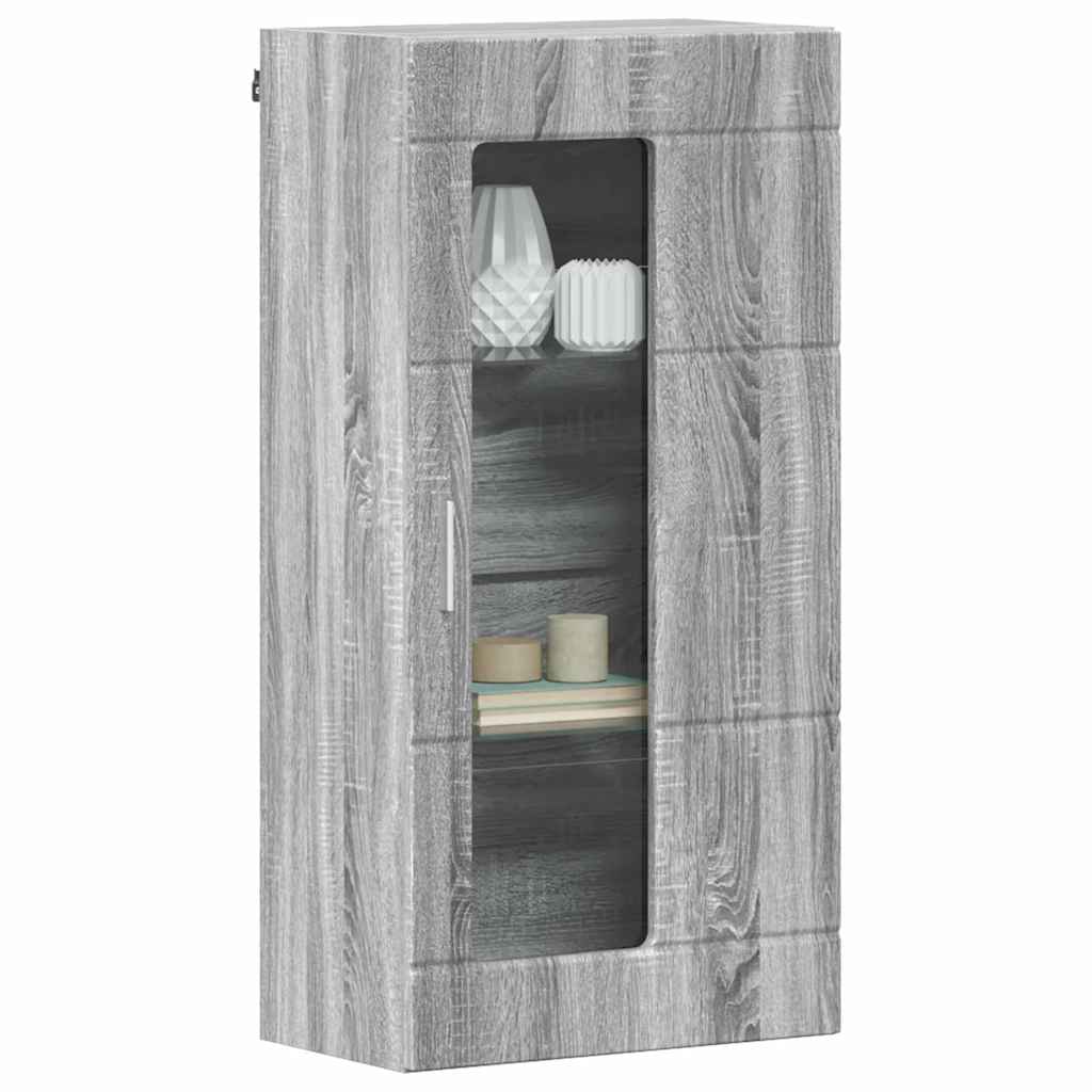 vidaXL Wooden Cabinet Grey Sonoma 50 x 29 x 100 cm Engineered Wood