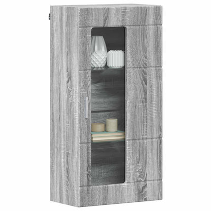 vidaXL Wooden Cabinet Grey Sonoma Engineered Wood