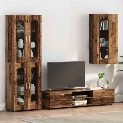 vidaXL Wooden Cabinet Old Wood 50 x 29 x 100 cm Engineered Wood