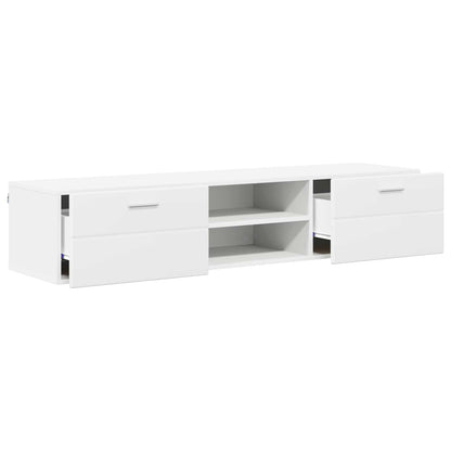vidaXL Wooden Cabinet 150 x 39 x 30 cm White Engineered Wood