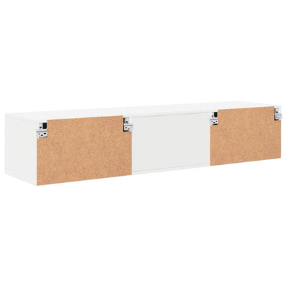 vidaXL Wooden Cabinet 150 x 39 x 30 cm White Engineered Wood