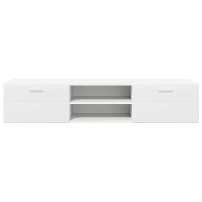 vidaXL Wooden Cabinet 150 x 39 x 30 cm White Engineered Wood