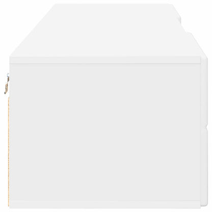 vidaXL Wooden Cabinet 150 x 39 x 30 cm White Engineered Wood