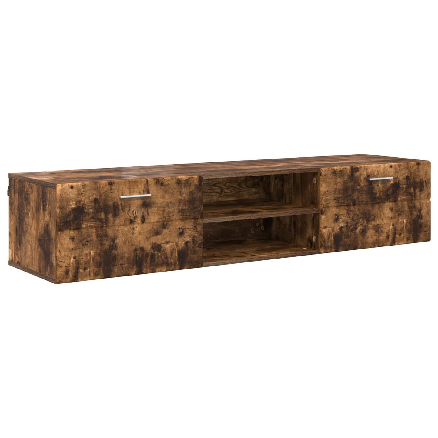 vidaXL Wooden Cabinet Smoked Oak 150 x 39 x 30 cm Engineered Wood