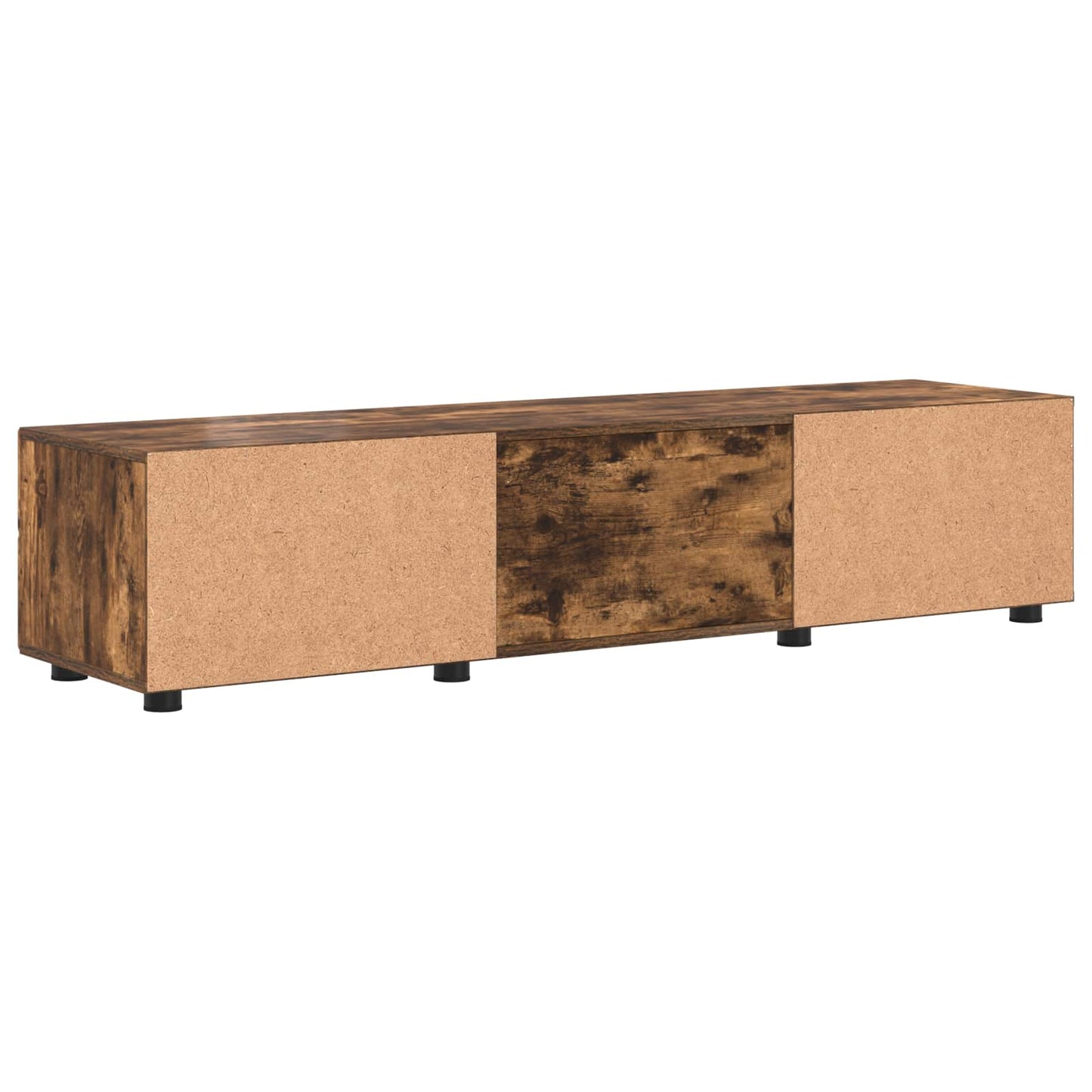 vidaXL Wooden Cabinet Smoked Oak 150 x 39 x 30 cm Engineered Wood