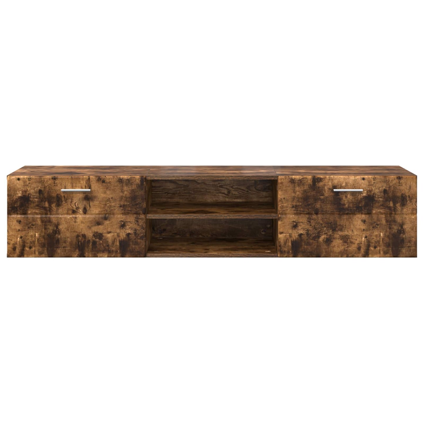 vidaXL Wooden Cabinet Smoked Oak 150 x 39 x 30 cm Engineered Wood