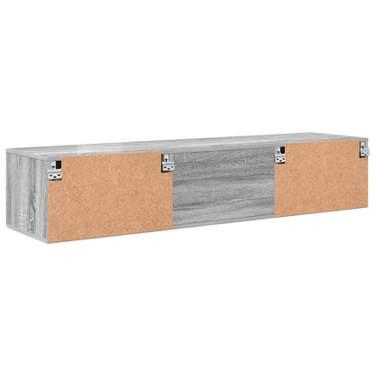 vidaXL Wooden Cabinet Grey Sonoma 150 x 39 x 30 cm Engineered Wood