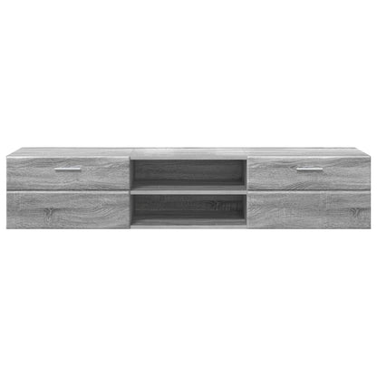 vidaXL Wooden Cabinet Grey Sonoma 150 x 39 x 30 cm Engineered Wood