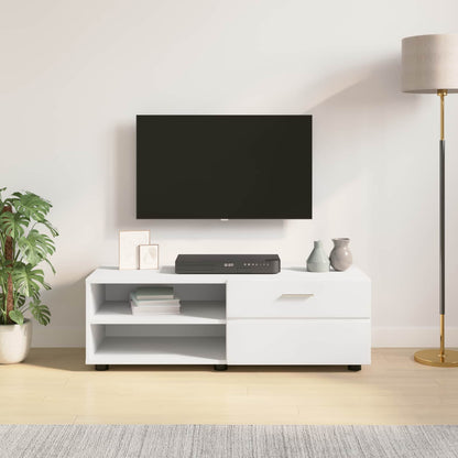 vidaXL Wooden Cabinet 100.5 x 39 x 30 cm White Engineered Wood