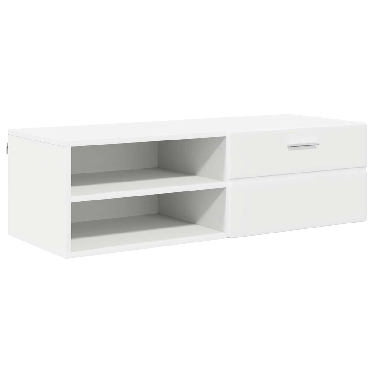 vidaXL Wooden Cabinet 100.5 x 39 x 30 cm White Engineered Wood