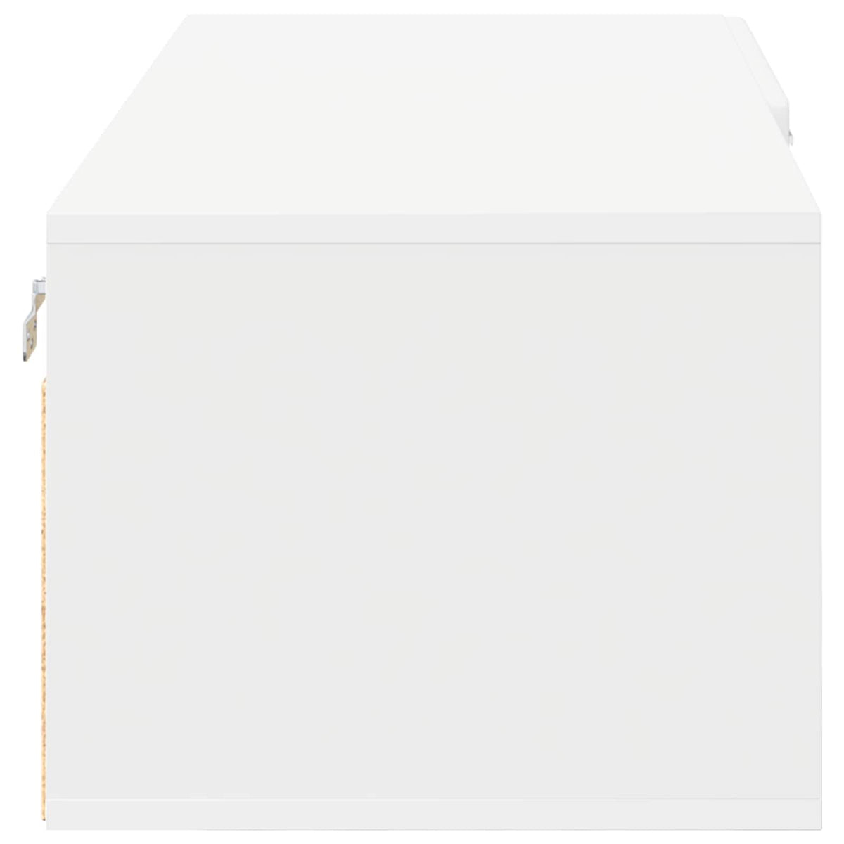 vidaXL Wooden Cabinet 100.5 x 39 x 30 cm White Engineered Wood