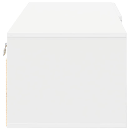vidaXL Wooden Cabinet 100.5 x 39 x 30 cm White Engineered Wood