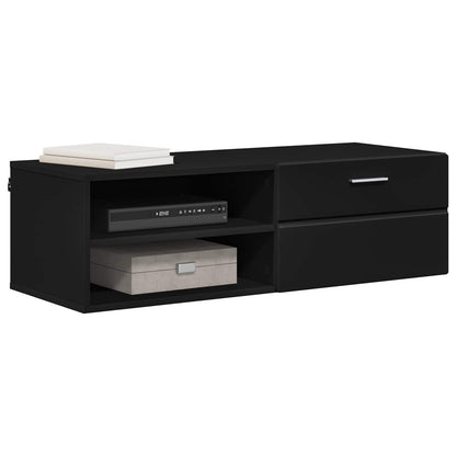 vidaXL Wooden Cabinet 100.5 x 39 x 30 cm Black Engineered Wood