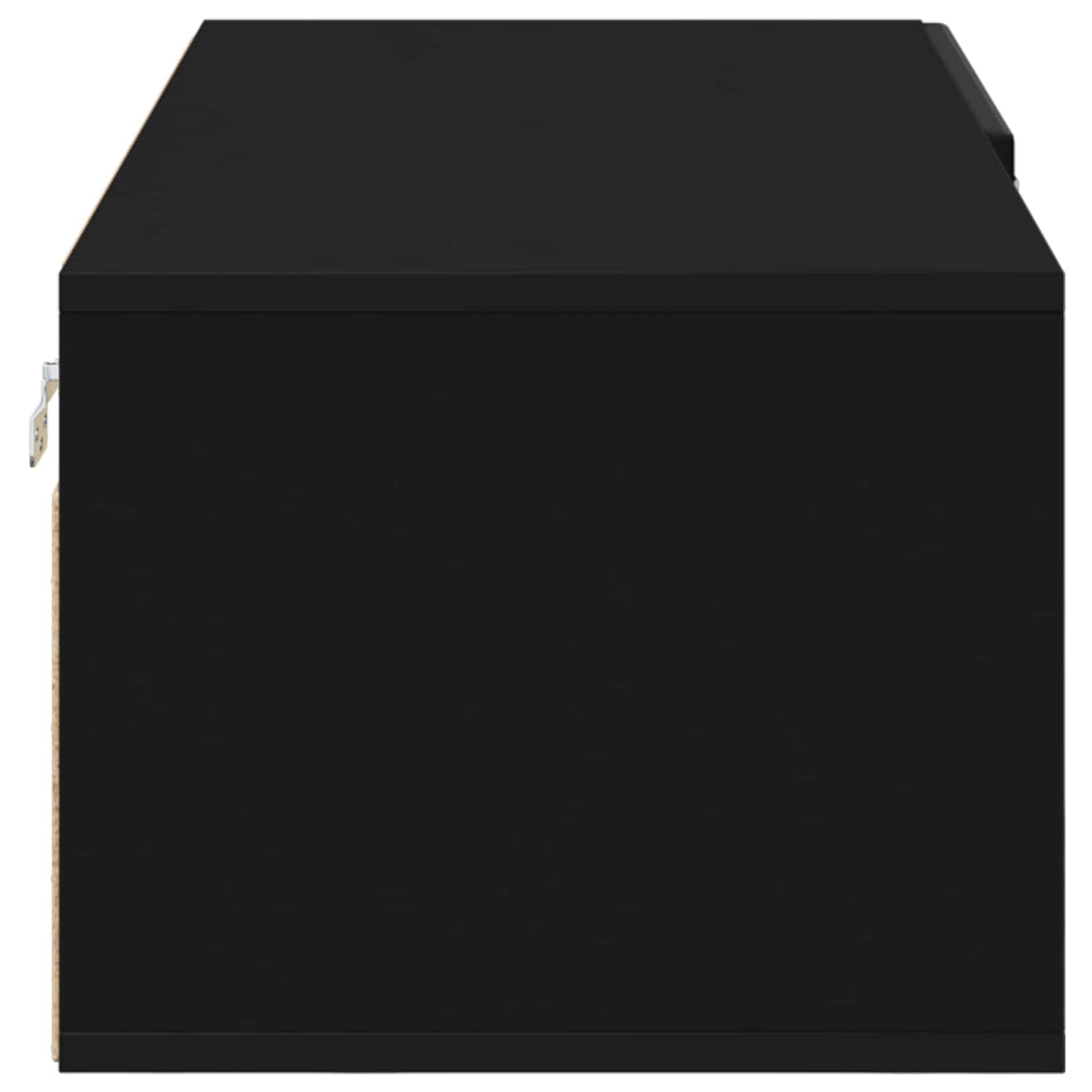vidaXL Wooden Cabinet 100.5 x 39 x 30 cm Black Engineered Wood