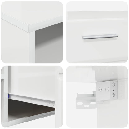 vidaXL Wooden Cabinet 100.5 x 39 x 30 cm Concrete Grey Engineered Wood