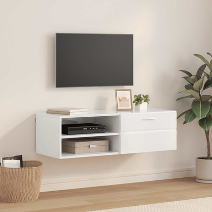 vidaXL Wooden Cabinet 100.5 x 39 x 30 cm Concrete Grey Engineered Wood