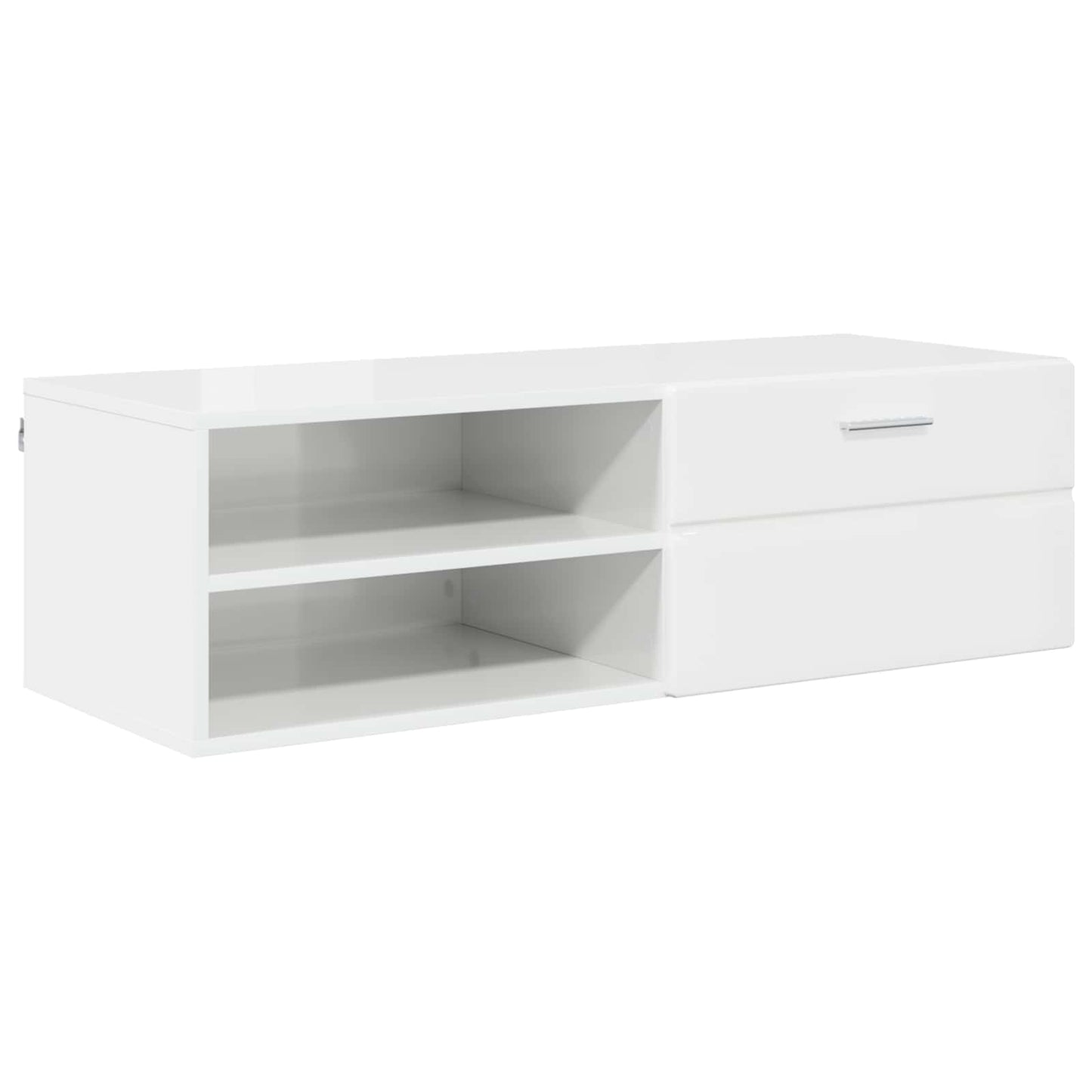 vidaXL Wooden Cabinet 100.5 x 39 x 30 cm Concrete Grey Engineered Wood