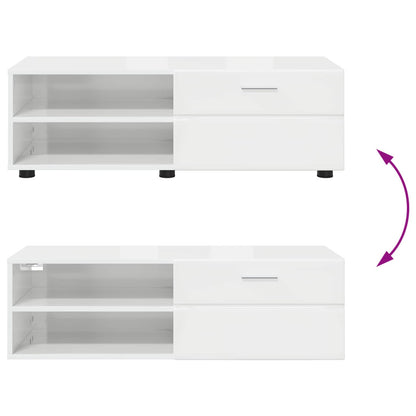vidaXL Wooden Cabinet 100.5 x 39 x 30 cm Concrete Grey Engineered Wood