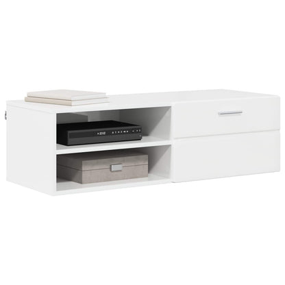 vidaXL Wooden Cabinet 100.5 x 39 x 30 cm Concrete Grey Engineered Wood