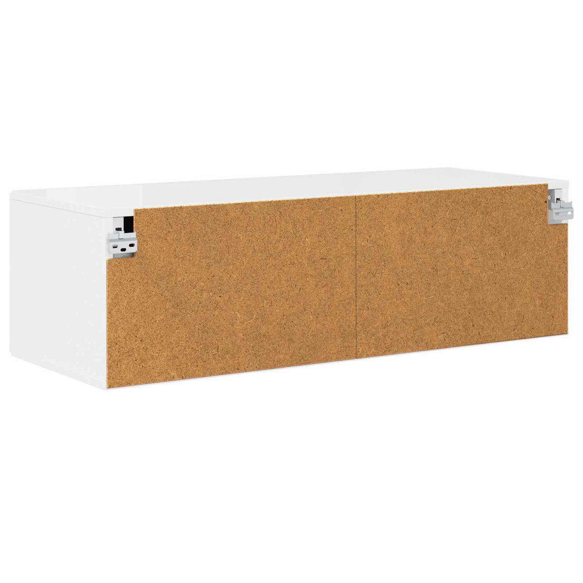 vidaXL Wooden Cabinet 100.5 x 39 x 30 cm High Gloss White