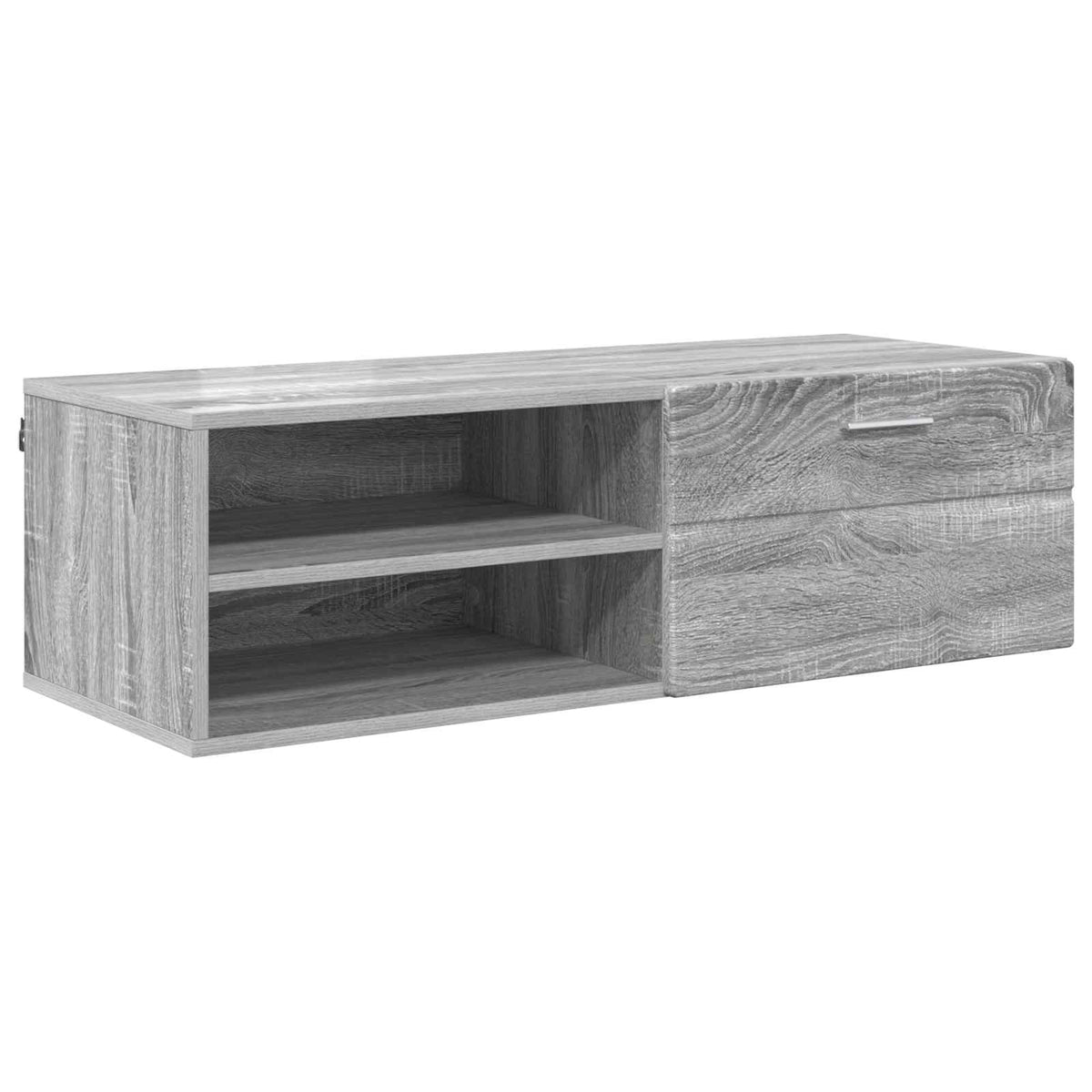 vidaXL Wooden Cabinet 100.5 x 39 x 30 cm Grey Sonoma Engineered Wood