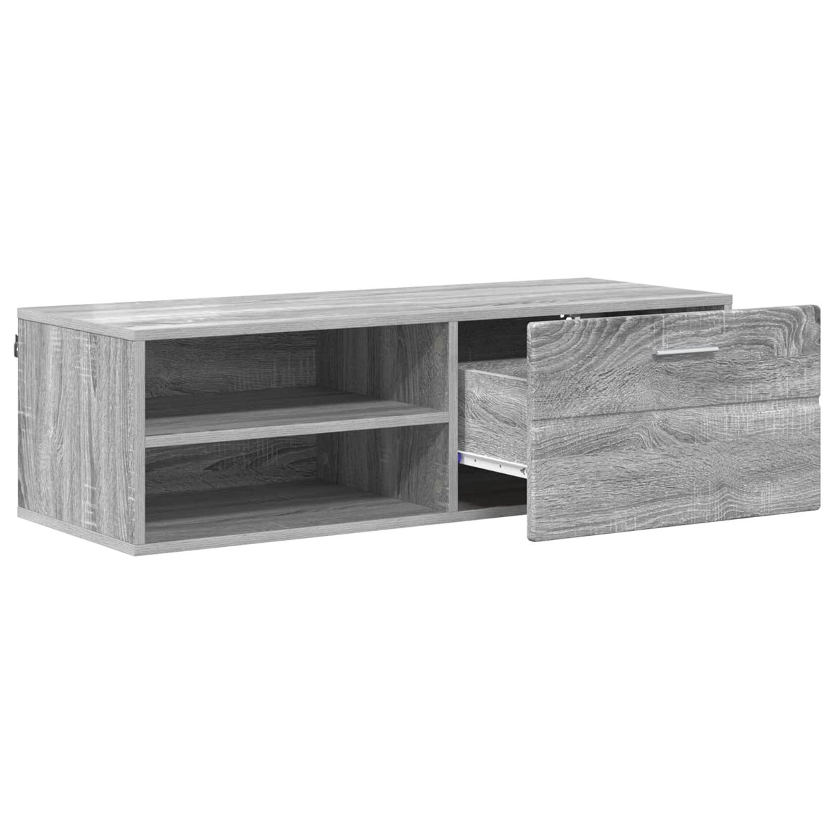 vidaXL Wooden Cabinet 100.5 x 39 x 30 cm Grey Sonoma Engineered Wood