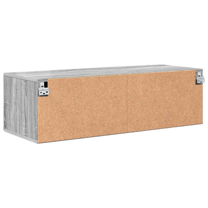 vidaXL Wooden Cabinet 100.5 x 39 x 30 cm Grey Sonoma Engineered Wood