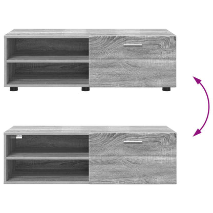 vidaXL Wooden Cabinet 100.5 x 39 x 30 cm Grey Sonoma Engineered Wood
