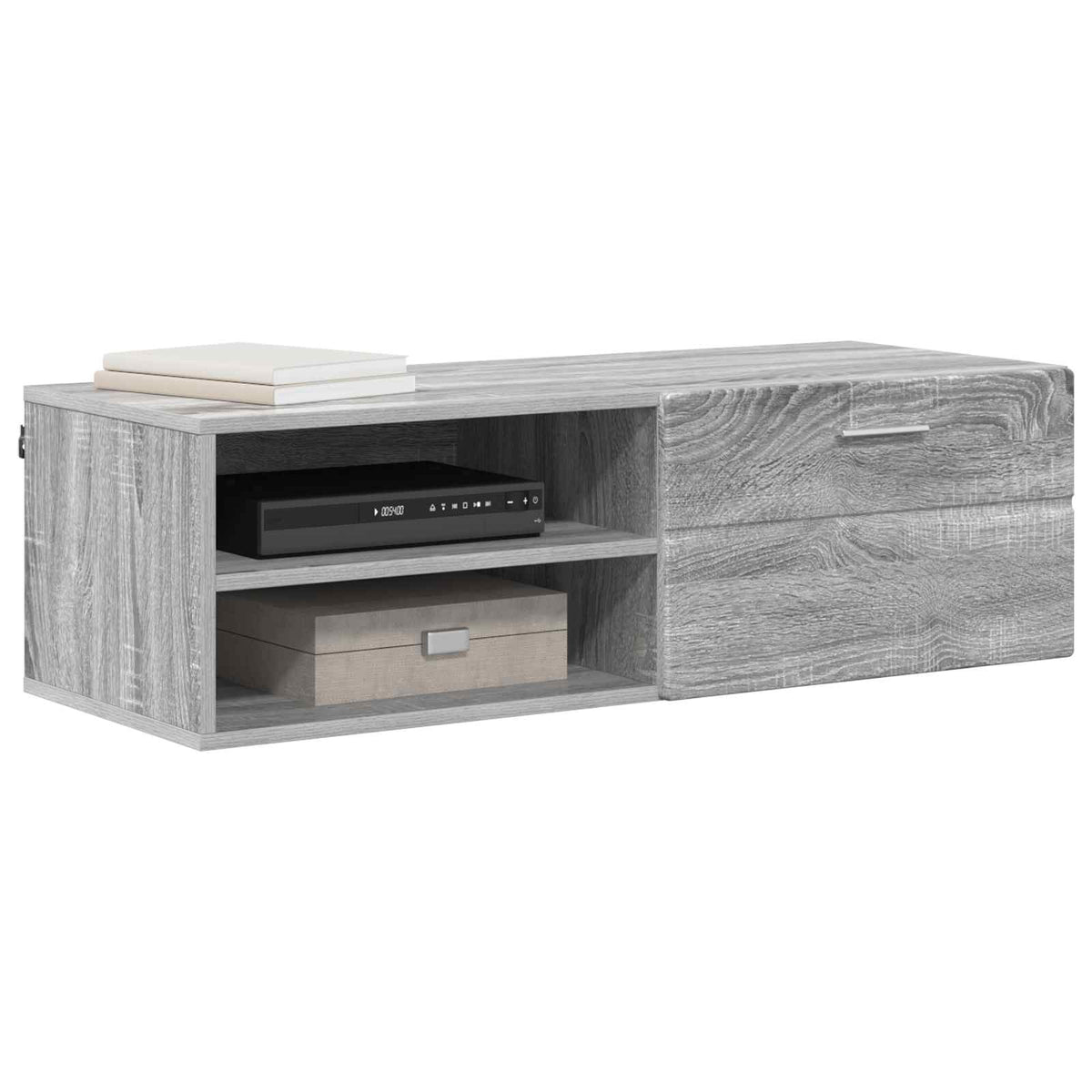 vidaXL Wooden Cabinet 100.5 x 39 x 30 cm Grey Sonoma Engineered Wood