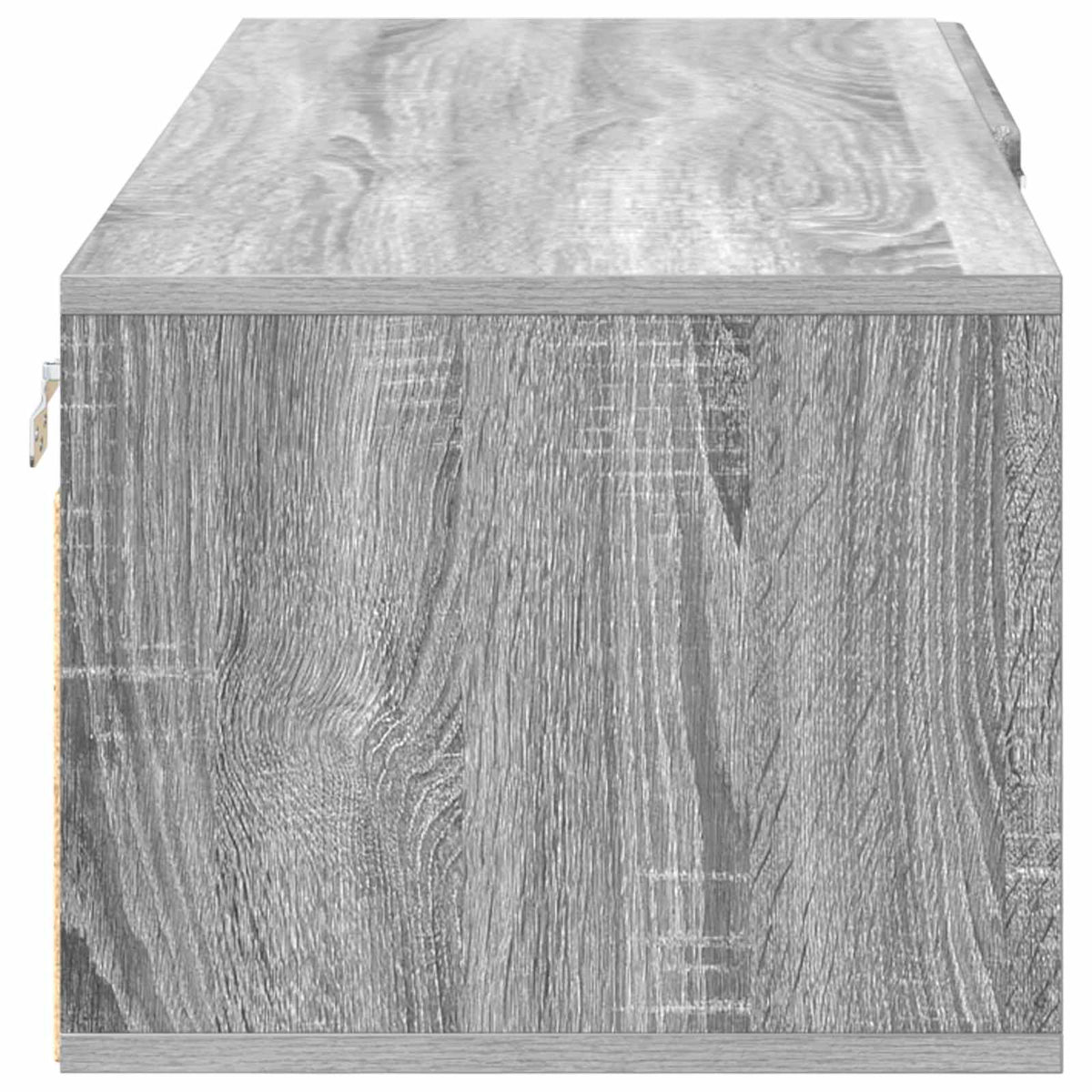 vidaXL Wooden Cabinet 100.5 x 39 x 30 cm Grey Sonoma Engineered Wood
